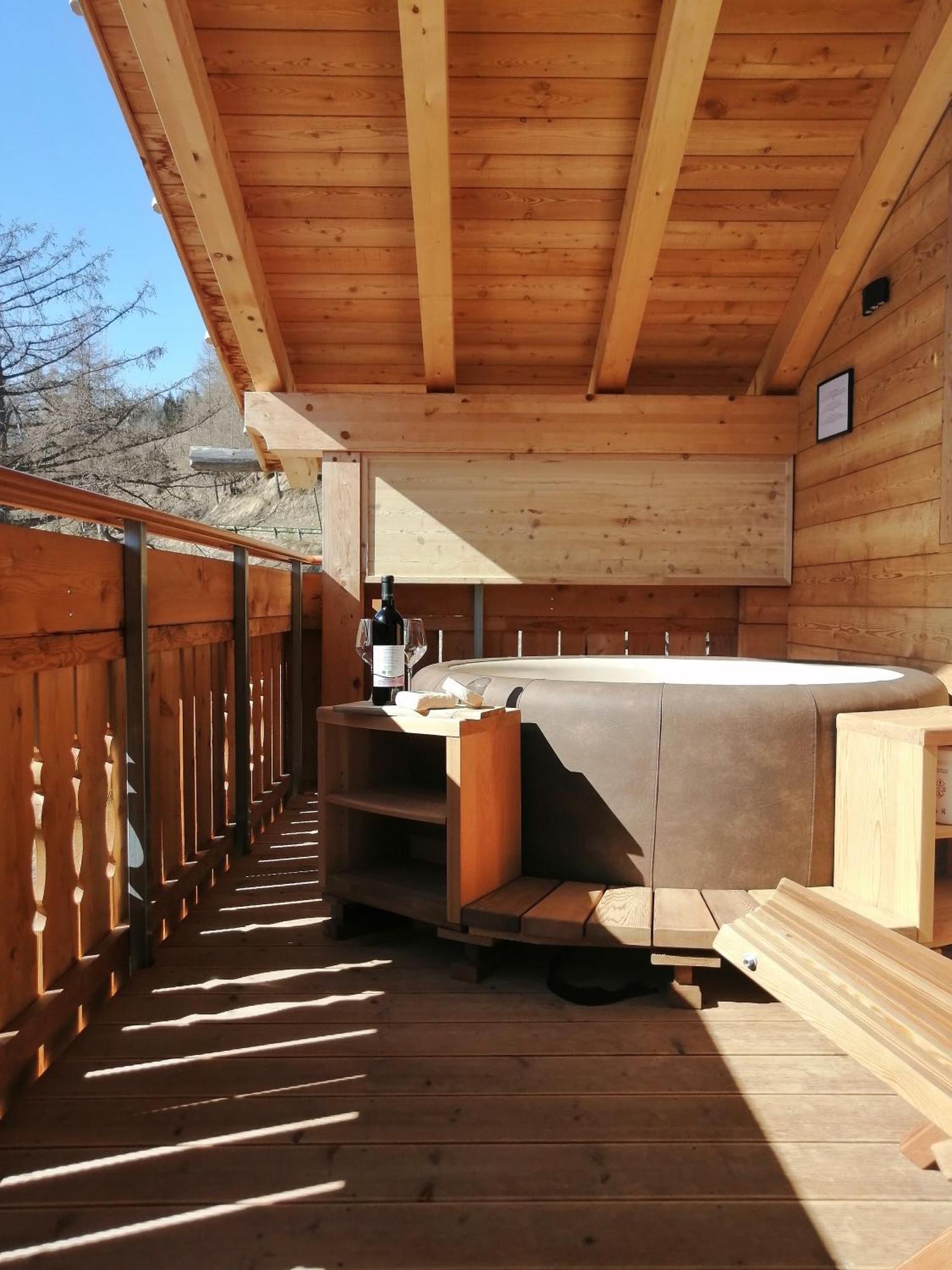 Chalet Henne- Hochgruberhof Selva dei Molini Bagian luar foto